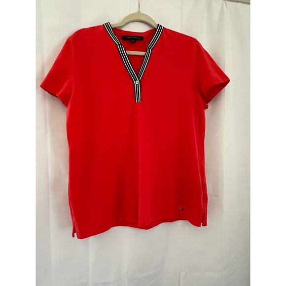 Tommy Hilfiger Tops - Women's Tommy Hilfiger polo red slim
Fit size large